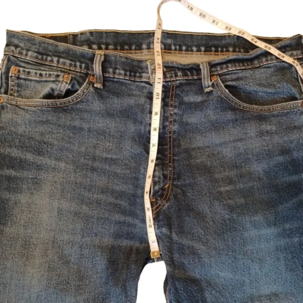 MEN'S LEVI'S BLUE JEANS 505 Straight Leg Medium Wash Denim Size 40W X 30L